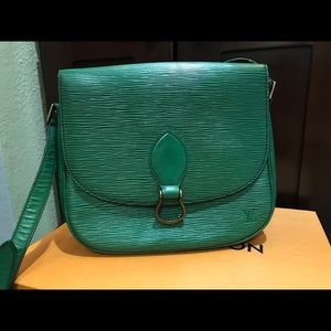 Louis Vuitton Epi Green Cross Body Bag
